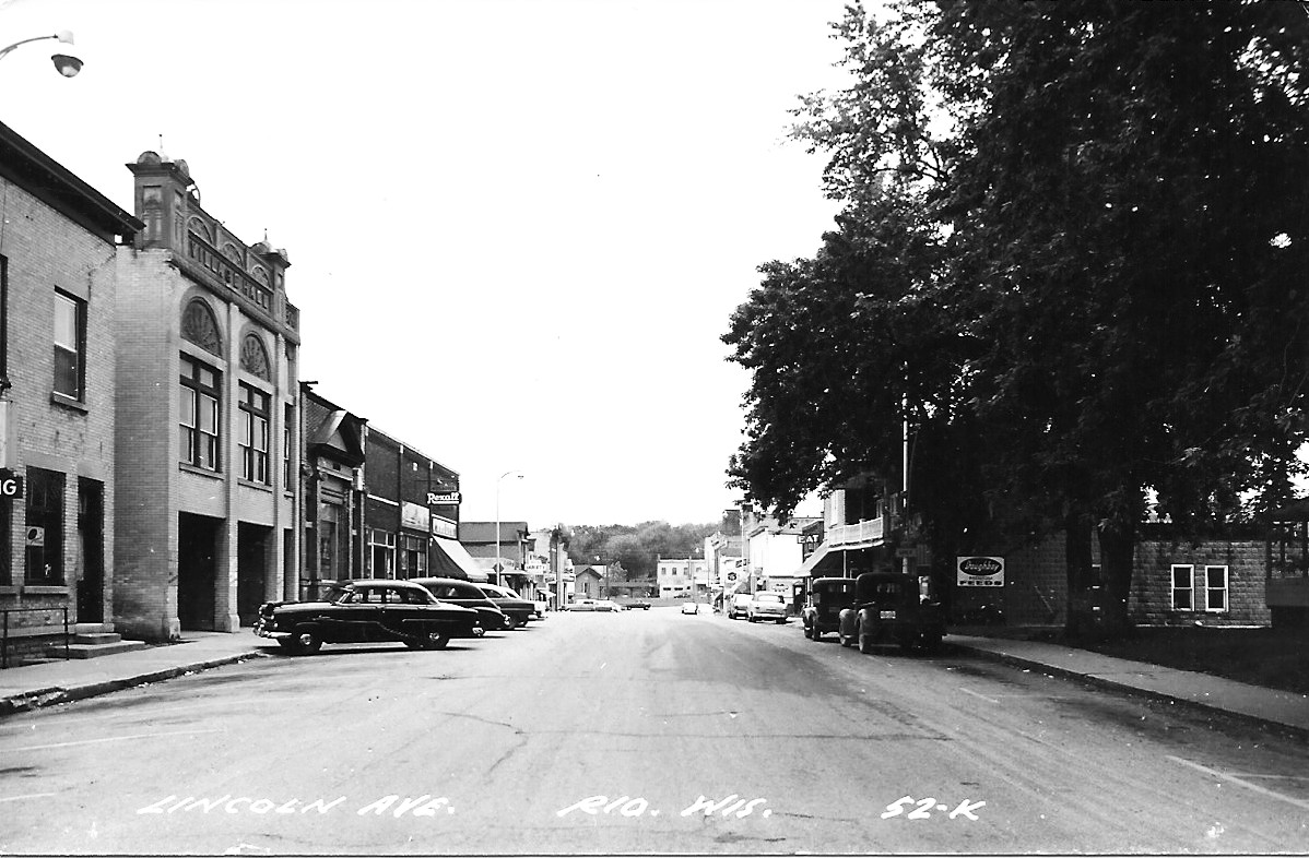 Lincoln Ave looking North in 1950's