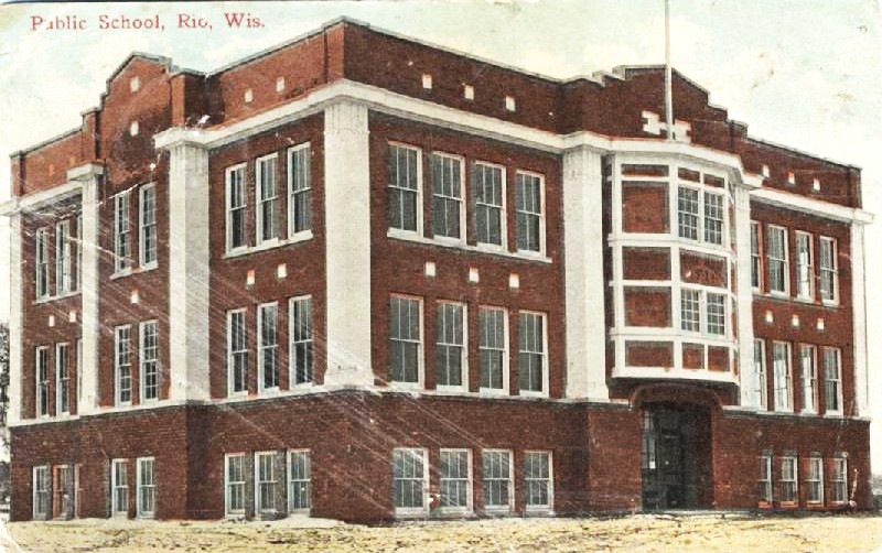 The Rio High School Built in 1911